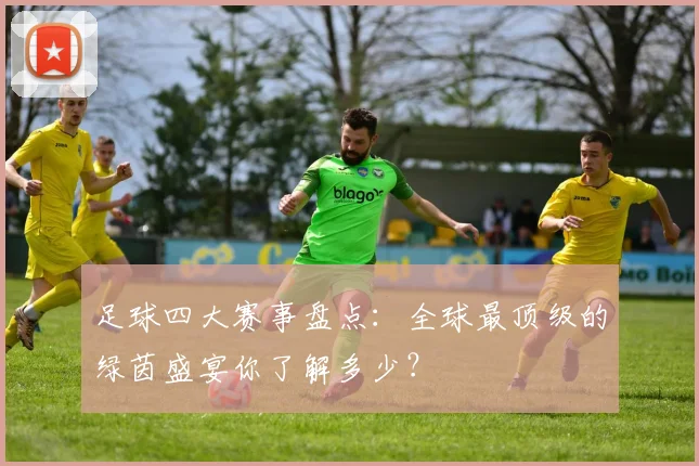 足球四大赛事盘点:全球最顶级的绿茵盛宴你了解多少?